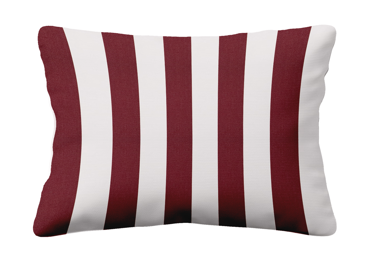 Lines Garnet Agora Outdoor Cushion