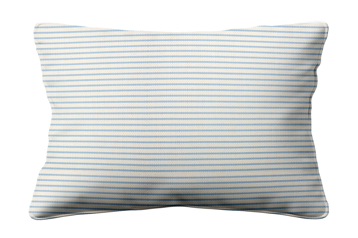 Duck Stripe Sky Sunbrella Outdoor Cushion